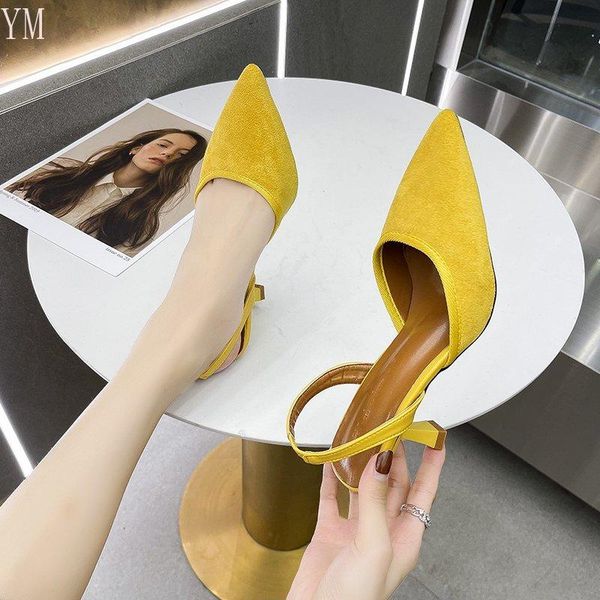 sandals thin high heels women shoes 2021 flock ankle straps slingbacks casual black yellow wedding pointed toe woman pumps
sandals thin high heels women shoes 2021 flock ankle straps slingbacks casual black yellow wedding pointed toe woman pumps