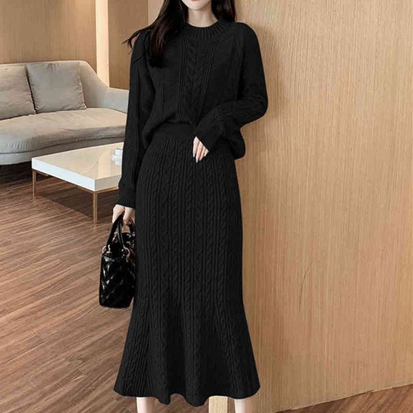 two piece dress twist slim long sleeve pullover knitted sweater + high waist bodycon skirt autumn and winter fashion two-piec, White
two piece dress twist slim long sleeve pullover knitted sweater + high waist bodycon skirt autumn and winter fashion two-piec, White
