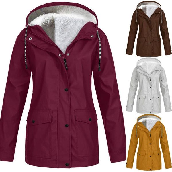 women's vests women jackets winter autumn ladies solid color hooded outdoor raincoat zipper windbreaker waterproof outwear mujer coat #, Black;white
women's vests women jackets winter autumn ladies solid color hooded outdoor raincoat zipper windbreaker waterproof outwear mujer coat #, Black;white
