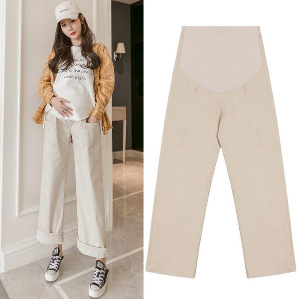 maternity bottoms 2021 spring wide-legged trousers plus size pregnant women belly pants good quality long loose empired cotton bootcut, White
maternity bottoms 2021 spring wide-legged trousers plus size pregnant women belly pants good quality long loose empired cotton bootcut, White