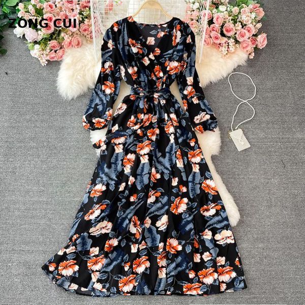 casual dresses 2021 autumn women's print maxi dress elegant temperament v-neck long sleeve sashes street ankle length vestidos, Black;gray
casual dresses 2021 autumn women's print maxi dress elegant temperament v-neck long sleeve sashes street ankle length vestidos, Black;gray