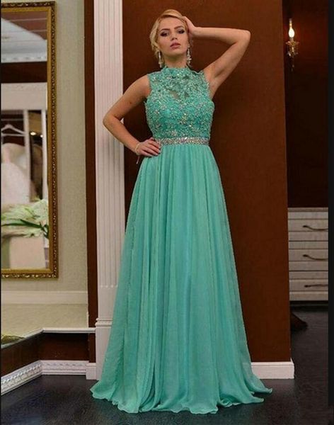 high collar evening dresses lace applique beaded sash prom dress long chiffon a line bride vestidos de novia, Black;red
high collar evening dresses lace applique beaded sash prom dress long chiffon a line bride vestidos de novia, Black;red
