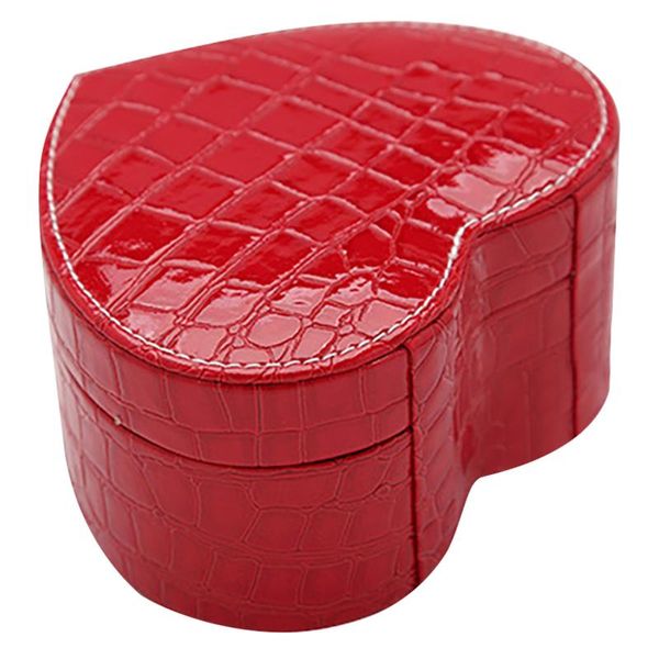 portable leather heart shaped earrings storage box special jewelry storage box small objects
portable leather heart shaped earrings storage box special jewelry storage box small objects