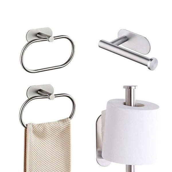 bathroom storage & organization wall mount self adhesive toilet roll paper holder towel ring rail rack holders stainless steel kitchen tissu
bathroom storage & organization wall mount self adhesive toilet roll paper holder towel ring rail rack holders stainless steel kitchen tissu