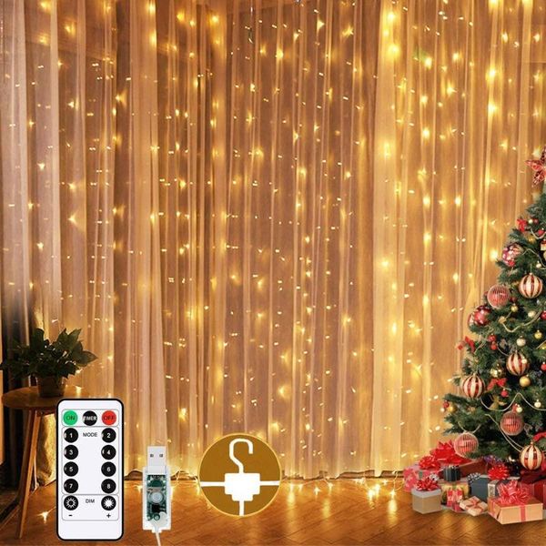 3m led fairy string lights curtain garland lamp remote control usb lights new year christmas decorations for home bedroom window
3m led fairy string lights curtain garland lamp remote control usb lights new year christmas decorations for home bedroom window