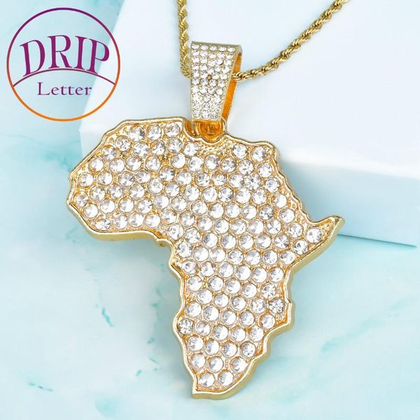 pendant necklaces african map necklace gold color bling rhinestone crystal for men hip hop fashion jewelry, Silver
pendant necklaces african map necklace gold color bling rhinestone crystal for men hip hop fashion jewelry, Silver