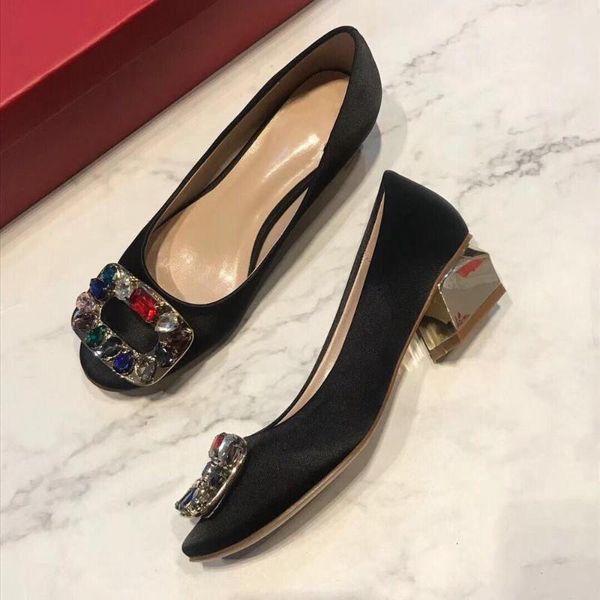 dress shoes women elegant summer shallow pumps crystal chunky heels woman round toe high block heel, Black
dress shoes women elegant summer shallow pumps crystal chunky heels woman round toe high block heel, Black