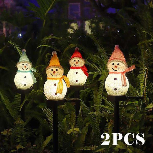 solar lamps christmas led lawn light landscape snowman ground lamp creative cartoon 2021 xmas festival outdoor garden decoration 
solar lamps christmas led lawn light landscape snowman ground lamp creative cartoon 2021 xmas festival outdoor garden decoration