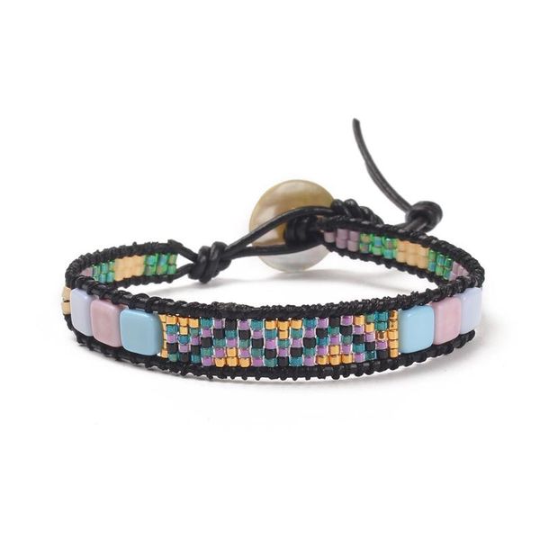 tennis est handmade stone bracelet boho crystal for women woven miyuki seed beads wrap, Golden;silver
tennis est handmade stone bracelet boho crystal for women woven miyuki seed beads wrap, Golden;silver