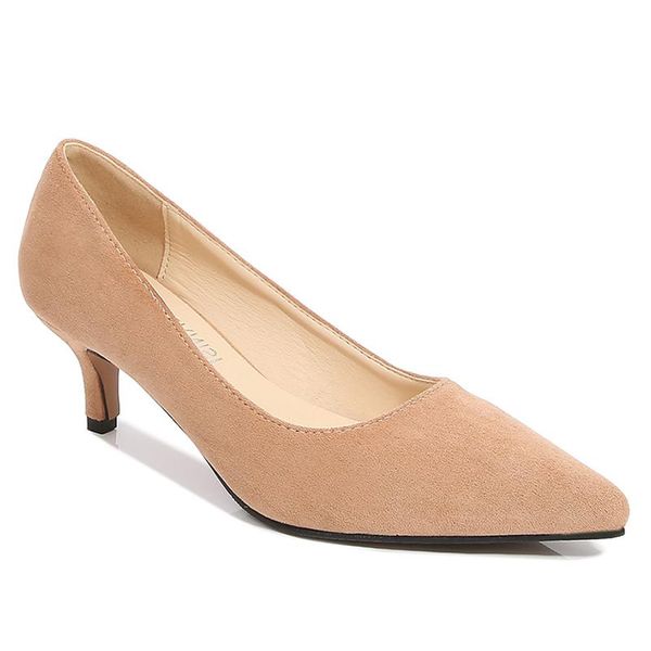 dress shoes high heels 5 cm office women's solid color 2021 fall pointed shallow mouth, Black
dress shoes high heels 5 cm office women's solid color 2021 fall pointed shallow mouth, Black