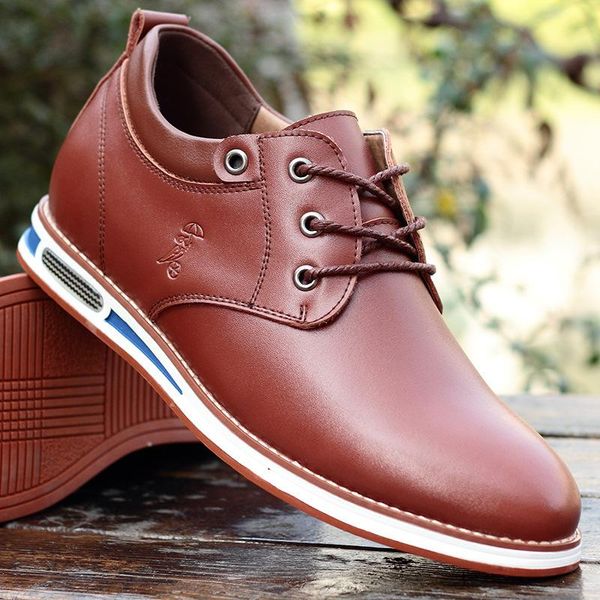 dress shoes height increased 6 cm men british fashion man business casual oxford genuine leather flats moccasins 2.5, Black
dress shoes height increased 6 cm men british fashion man business casual oxford genuine leather flats moccasins 2.5, Black