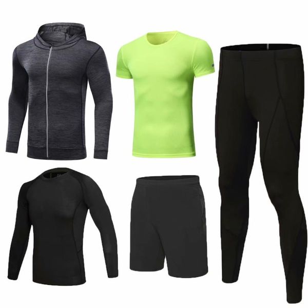 men's tracksuits 2021 5 piece quick dry tracksuit sportswear kits tights gym fitness clothing running jogging suit husband, Gray
men's tracksuits 2021 5 piece quick dry tracksuit sportswear kits tights gym fitness clothing running jogging suit husband, Gray