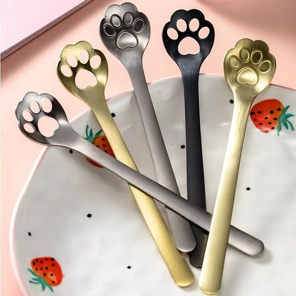 spoons creative304 stainless steel cartoon cat's claw spoon coffee dessert ice cream mixing tableware small
spoons creative304 stainless steel cartoon cat's claw spoon coffee dessert ice cream mixing tableware small