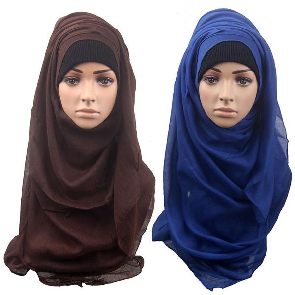 scarves solid color gauze scarf baotou fashion oversized muslim hijab long women crinkle shawl wrap wholesale, Blue;gray
scarves solid color gauze scarf baotou fashion oversized muslim hijab long women crinkle shawl wrap wholesale, Blue;gray