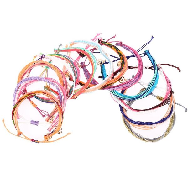 charm bracelets waterproof wax cord friendship bohemian braided bracelet for teenagers wave summer fashion jewelry, Golden;silver
charm bracelets waterproof wax cord friendship bohemian braided bracelet for teenagers wave summer fashion jewelry, Golden;silver