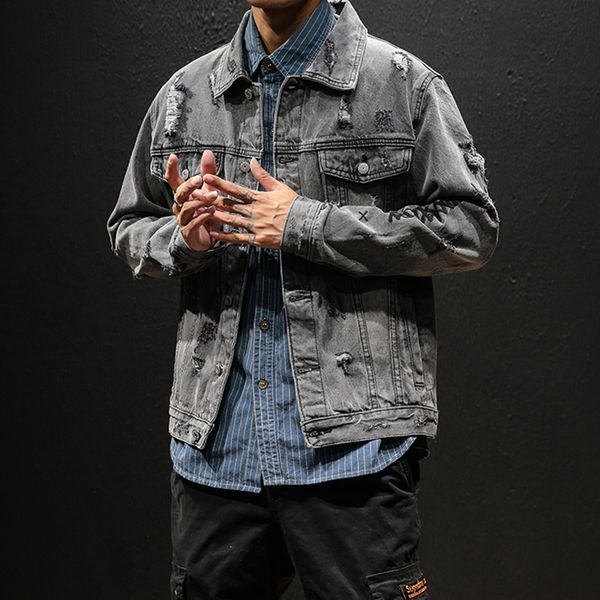 men's jackets cotton jean jacket, solid colored jacket with gray retro motorcycle hole, slim fit for fall, hip hop, streetwear 3jn, Black;brown
men's jackets cotton jean jacket, solid colored jacket with gray retro motorcycle hole, slim fit for fall, hip hop, streetwear 3jn, Black;brown