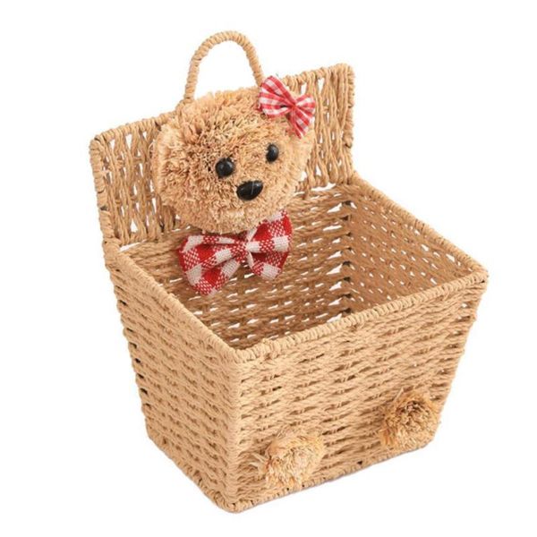 storage baskets cartoon woven basket hanging wicker deskholder
storage baskets cartoon woven basket hanging wicker deskholder