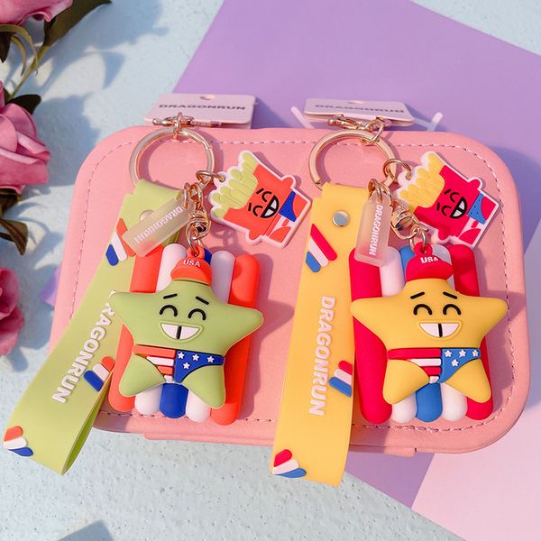 2021 fashion keychain creative series potato chips key chain ring cartoon cute bag pendant couple gift doll, Silver
2021 fashion keychain creative series potato chips key chain ring cartoon cute bag pendant couple gift doll, Silver