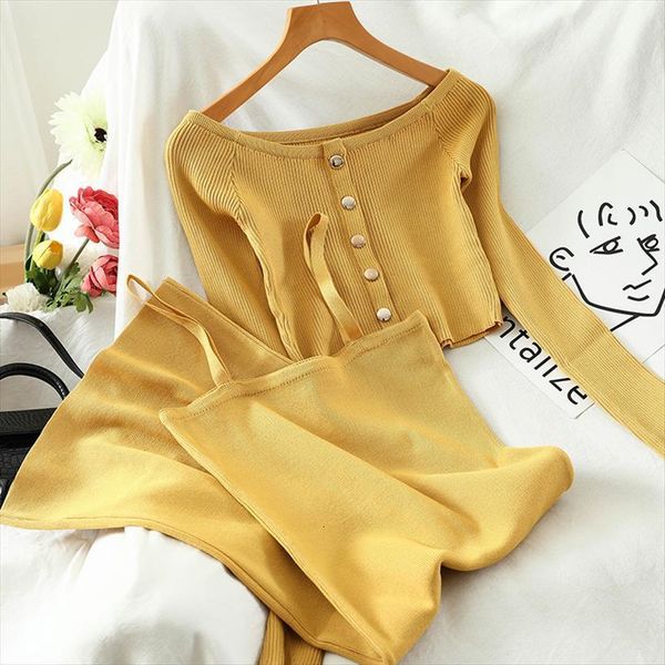 spring autumn korean ins womens pants slim straps solid color short strapless sweater coat two piece sets suit tz497, White
spring autumn korean ins womens pants slim straps solid color short strapless sweater coat two piece sets suit tz497, White