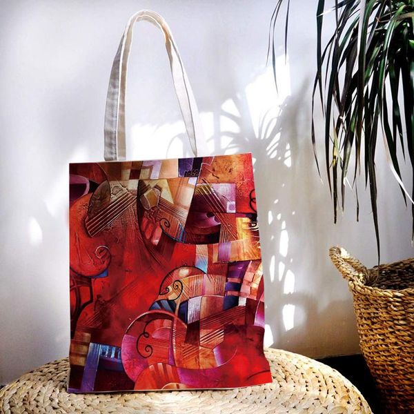 storage bags eco friendly handbag women shoulder bag tote canvas artistic irregular pattern use female shopping
storage bags eco friendly handbag women shoulder bag tote canvas artistic irregular pattern use female shopping
