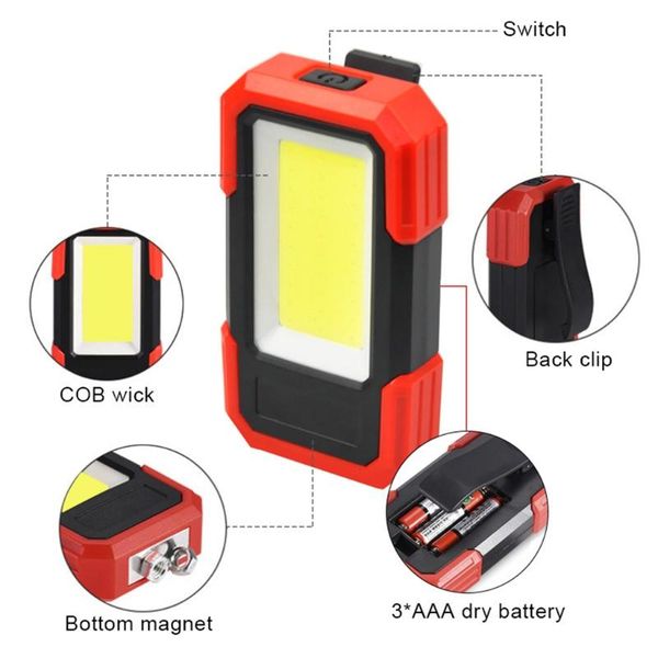 portable lanterns magnetic work light led base battery operated cob multi-purpose high bright flood lamp for emergency
portable lanterns magnetic work light led base battery operated cob multi-purpose high bright flood lamp for emergency