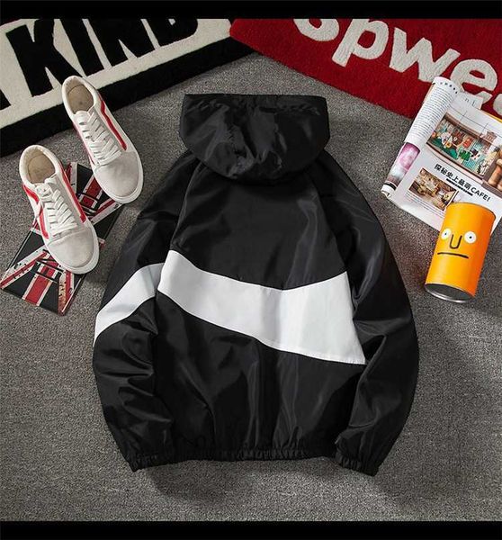 men's and women's hooded jackets, street clothes, hip-hop, warm windbreaker, zipper, casual coat, spring autumn style, Black;white
men's and women's hooded jackets, street clothes, hip-hop, warm windbreaker, zipper, casual coat, spring autumn style, Black;white