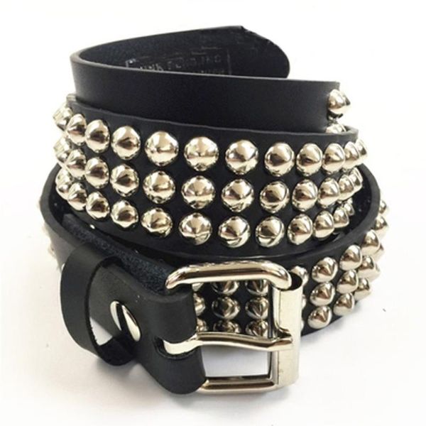 belts three row rock star punk band music performance vegetable tanned leather belt alloy buckle, Black;brown
belts three row rock star punk band music performance vegetable tanned leather belt alloy buckle, Black;brown