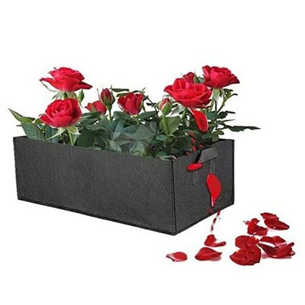 planters & pots 1pcs fabric flower grow bag vegetable planting raised garden bed square planter pot with handles for plants
planters & pots 1pcs fabric flower grow bag vegetable planting raised garden bed square planter pot with handles for plants