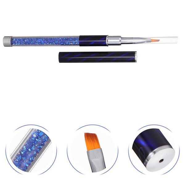 nail brushes beautiful rhinestone handle art brush manicure tool for salon and home, Yellow
nail brushes beautiful rhinestone handle art brush manicure tool for salon and home, Yellow