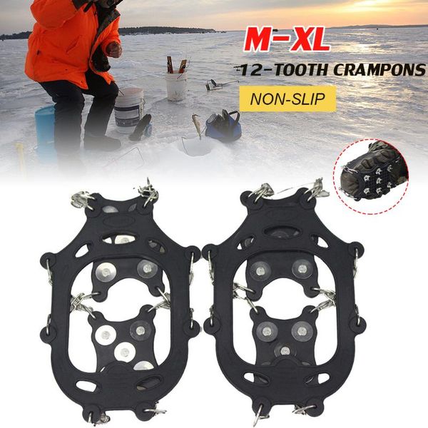 cords, slings and webbing outdoor ice snow grips traction cleats 12 studs climbing crampons anti-slip for winter walking hiking *
cords, slings and webbing outdoor ice snow grips traction cleats 12 studs climbing crampons anti-slip for winter walking hiking *