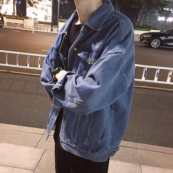 men's jackets 2021 fashion casual bf wind solid color denim jacket spring and autumn korean trend loose student gown handsome, Black;brown
men's jackets 2021 fashion casual bf wind solid color denim jacket spring and autumn korean trend loose student gown handsome, Black;brown