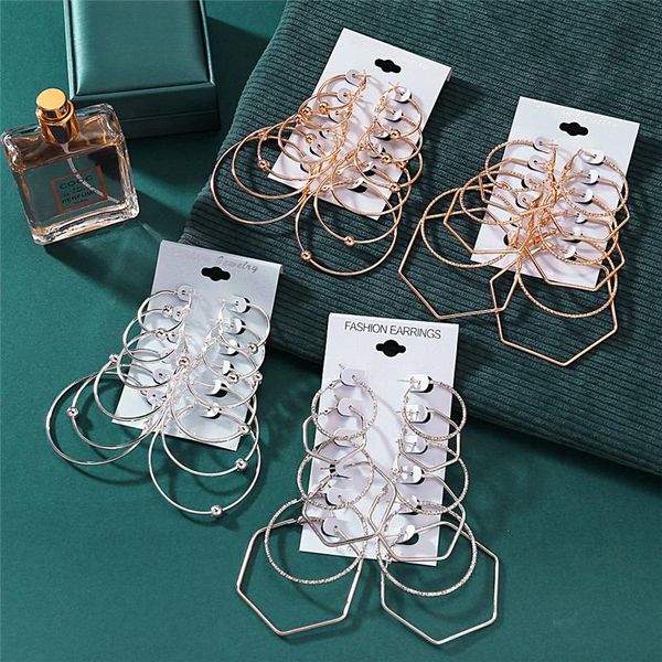 hoop & huggie 6 pair 2021 women gold large circle earrings for round set vintage hoops ear rings, Golden;silver
hoop & huggie 6 pair 2021 women gold large circle earrings for round set vintage hoops ear rings, Golden;silver