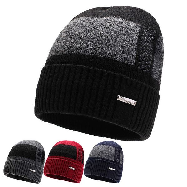 winter hats outdoor cycling knitted skull caps beanie men's thicking proof-cold plush pullover headgear versatile fashion youth woolen-, Blue;gray
winter hats outdoor cycling knitted skull caps beanie men's thicking proof-cold plush pullover headgear versatile fashion youth woolen-, Blue;gray