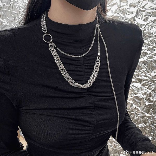 hbp fashion wear n kinds of string with cool wind rope deed multi layer necklace men's simple long sweater chain women's, Silver
hbp fashion wear n kinds of string with cool wind rope deed multi layer necklace men's simple long sweater chain women's, Silver