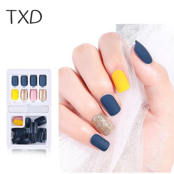false nails txd 30 pieces can be worn repeatedly french nail with fake sticks, Red;gold
false nails txd 30 pieces can be worn repeatedly french nail with fake sticks, Red;gold