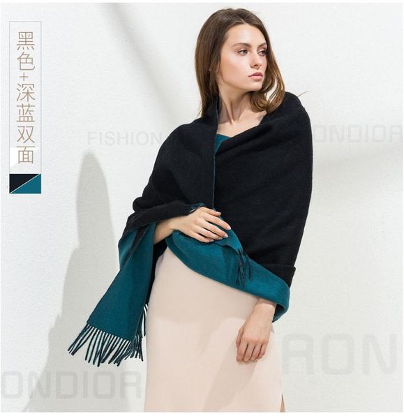 scarves golden collar man 2021 wool scarf solid color long lamb double-sided two-color warm and thickened shawl, Blue;gray
scarves golden collar man 2021 wool scarf solid color long lamb double-sided two-color warm and thickened shawl, Blue;gray