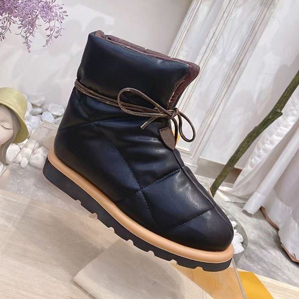 flat down pillow comfort ankle boots ladies platform winter lightweight shoes eiderdown canvas lace-up snow boot with box no330, Black
flat down pillow comfort ankle boots ladies platform winter lightweight shoes eiderdown canvas lace-up snow boot with box no330, Black