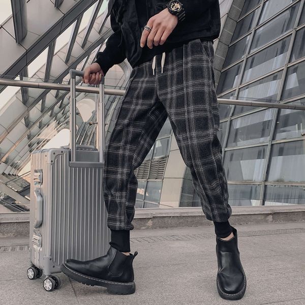 men's pants autumn and winter korean style trend slim and versatile thickened corset plaid pants net red ruffian handsome brand casual, Blue
men's pants autumn and winter korean style trend slim and versatile thickened corset plaid pants net red ruffian handsome brand casual, Blue