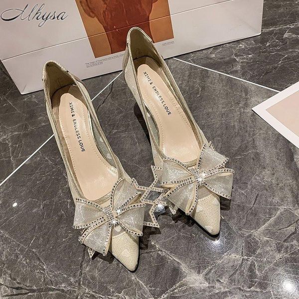 dress shoes summer fashionable comfortable ladies breathable sandals pointed rhinestone bowknot casual stiletto high heels, Black
dress shoes summer fashionable comfortable ladies breathable sandals pointed rhinestone bowknot casual stiletto high heels, Black