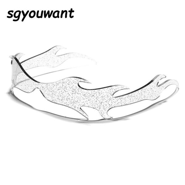 sunglasses 2021 luxury fashion fire flame women rimless wave sun glasses men one piece shades vintage shiny eyewear uv400, White;black
sunglasses 2021 luxury fashion fire flame women rimless wave sun glasses men one piece shades vintage shiny eyewear uv400, White;black