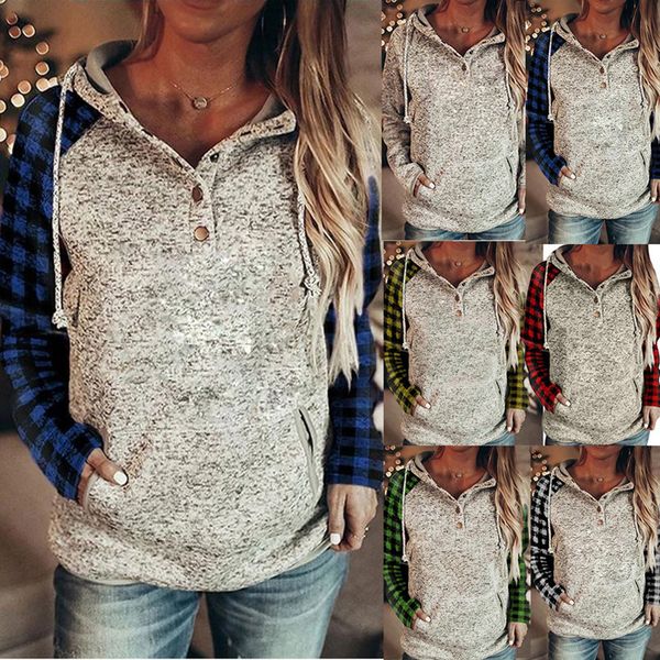 buffalo plaid hoodies winter casual fleece designer sweatshirts long sleeve pullovers loose hooded thick coat costume cgy83, Black
buffalo plaid hoodies winter casual fleece designer sweatshirts long sleeve pullovers loose hooded thick coat costume cgy83, Black