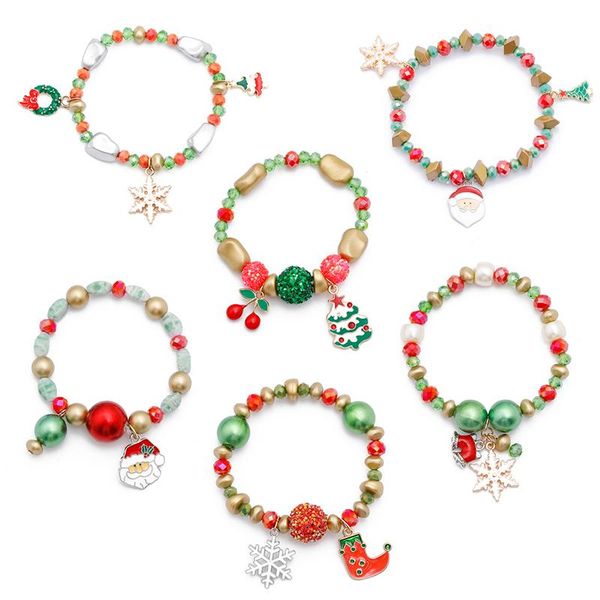 christmas decorations luanqi alloy bracelet european creativity charm elk snowman santa claus bell xmas gifts noel natal 2021 year 2022
christmas decorations luanqi alloy bracelet european creativity charm elk snowman santa claus bell xmas gifts noel natal 2021 year 2022