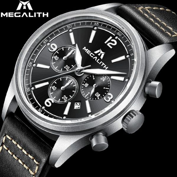 wristwatches wholesale price megalith fashion swatches clock man sport waterproof leather band quartz men relogio masculino 8246, Slivery;brown
wristwatches wholesale price megalith fashion swatches clock man sport waterproof leather band quartz men relogio masculino 8246, Slivery;brown
