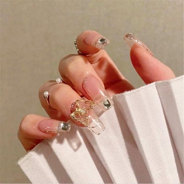 false nails 24pcs butterfly decorated removable long paragraph fashion manicure fake nail tips full cover acrylic for girls, Red;gold
false nails 24pcs butterfly decorated removable long paragraph fashion manicure fake nail tips full cover acrylic for girls, Red;gold