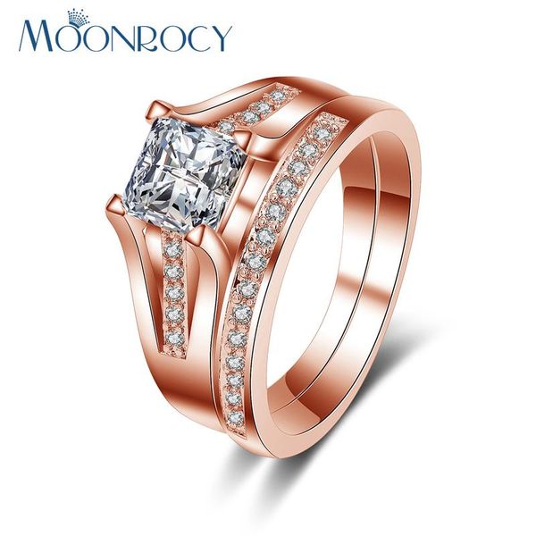 wedding rings moonrocy wholesale rose gold color silver cz crystal ring for women girl gift drop, Slivery;golden
wedding rings moonrocy wholesale rose gold color silver cz crystal ring for women girl gift drop, Slivery;golden