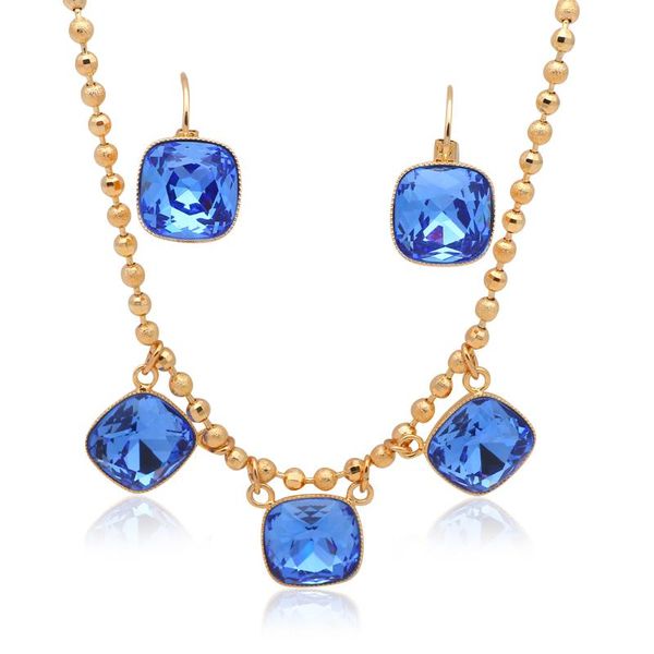 earrings & necklace sappire jewelry sets for women 2021 brand designer gold tone blue zircon jss595a, Silver
earrings & necklace sappire jewelry sets for women 2021 brand designer gold tone blue zircon jss595a, Silver