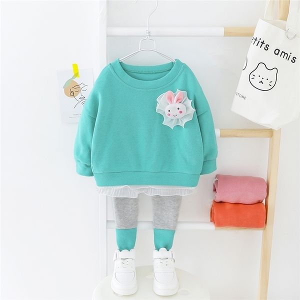 hylkidhuose spring baby girls boys sets rabbit lace t shirt pants toddler infant child vacation clothes 210309, White
hylkidhuose spring baby girls boys sets rabbit lace t shirt pants toddler infant child vacation clothes 210309, White
