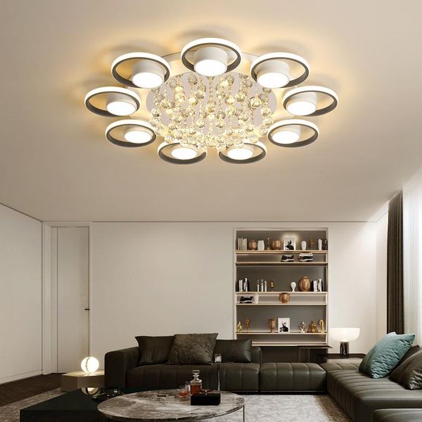 ceiling lights modern rings chandelier black led crystal plafonnier for home fixture living room bedroom kitchen lamp
ceiling lights modern rings chandelier black led crystal plafonnier for home fixture living room bedroom kitchen lamp