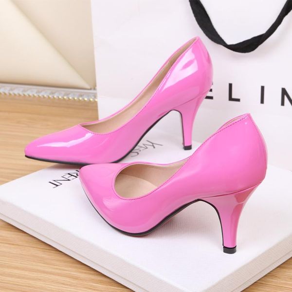 dress shoes patent leather high heels cm thin white party pumps 2021 autumn fashion single shoe elegant womens, Black
dress shoes patent leather high heels cm thin white party pumps 2021 autumn fashion single shoe elegant womens, Black