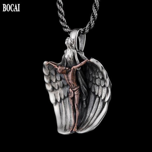 2021 new real s925 sterling sier christ jesus angel, copper bible, redemption cross personality trend man and woman pendant y38e, Silver
2021 new real s925 sterling sier christ jesus angel, copper bible, redemption cross personality trend man and woman pendant y38e, Silver